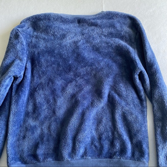 Marvel Graphics Fleece Sweatshirt Blue Marvel Faces Medium Blue Long Sleeve - Picture 4 of 7